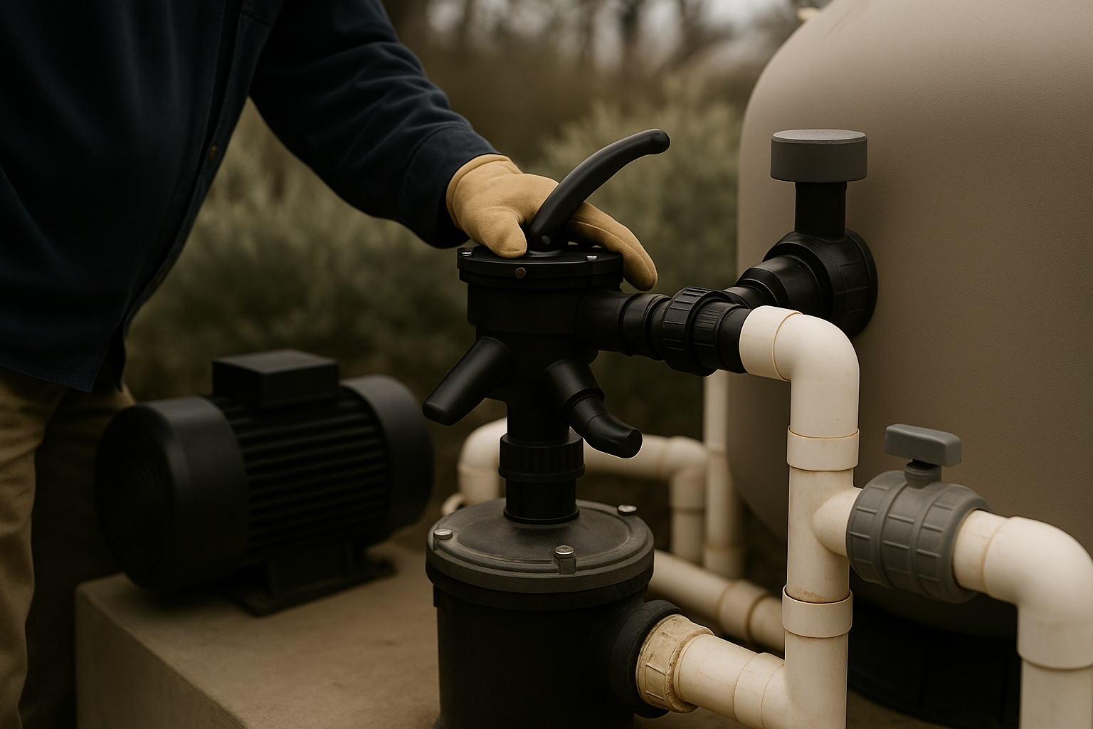 Directly illustrates the page's key differentiator  -  actually running the equipment during inspection rather than just