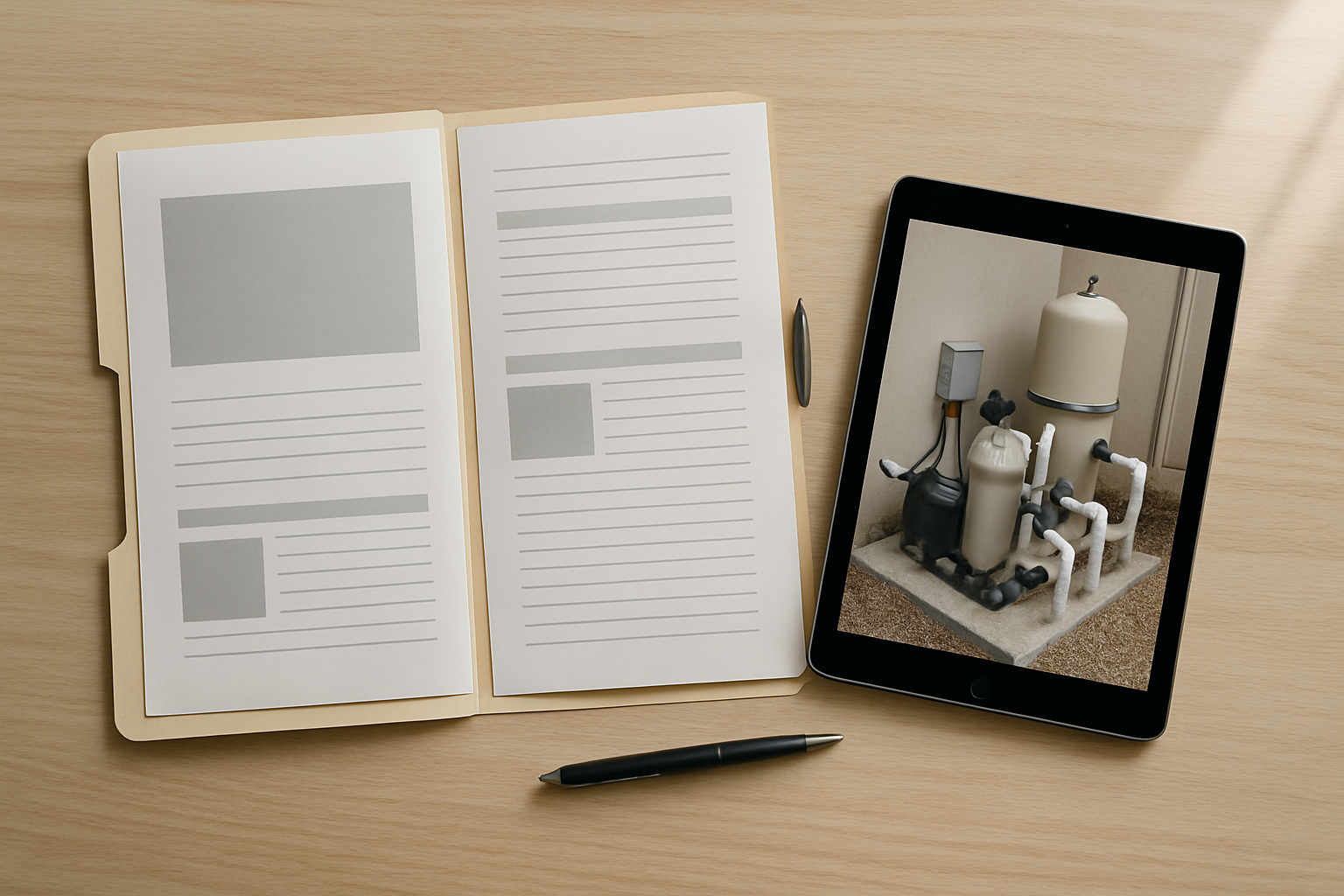 Represents the written, photo-documented inspection report product delivered within the escrow timeline, matching the sl